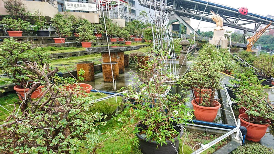 成大魔法學校階梯式屋頂綠化