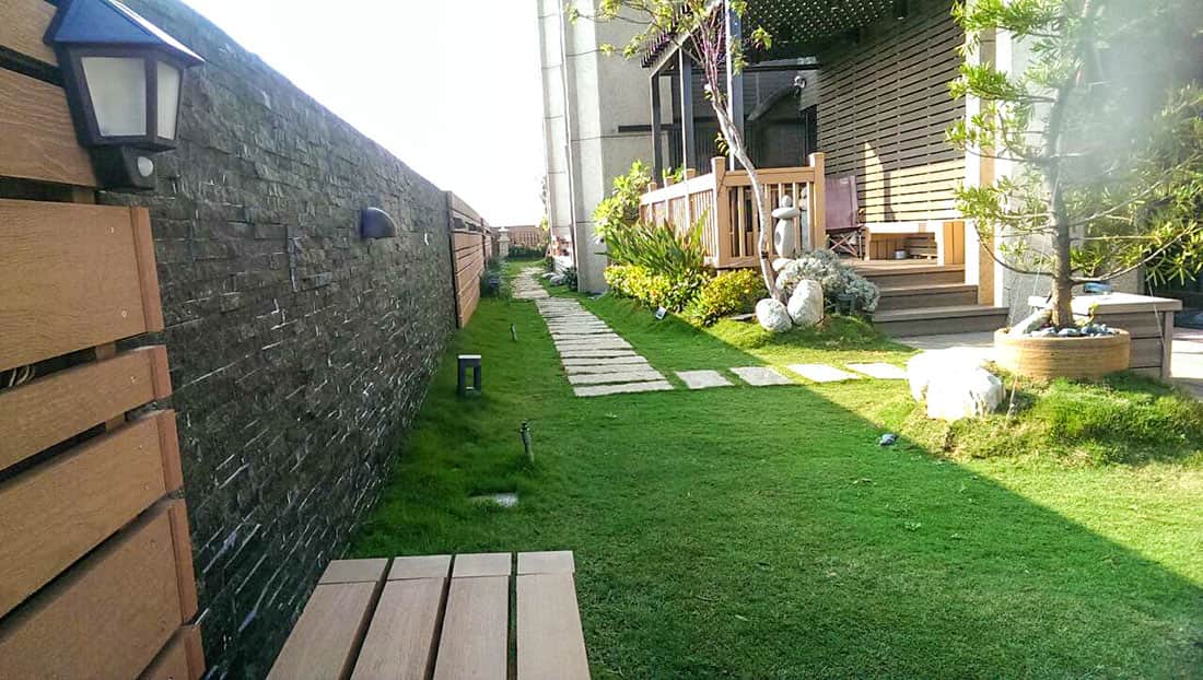 京倫吾悠建案整合綠化，綠屋頂打造日式庭院