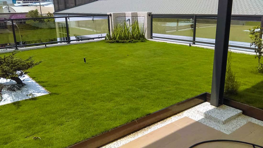 安榮紙器屋頂綠化具有隔熱、景觀、休憩等多重功能